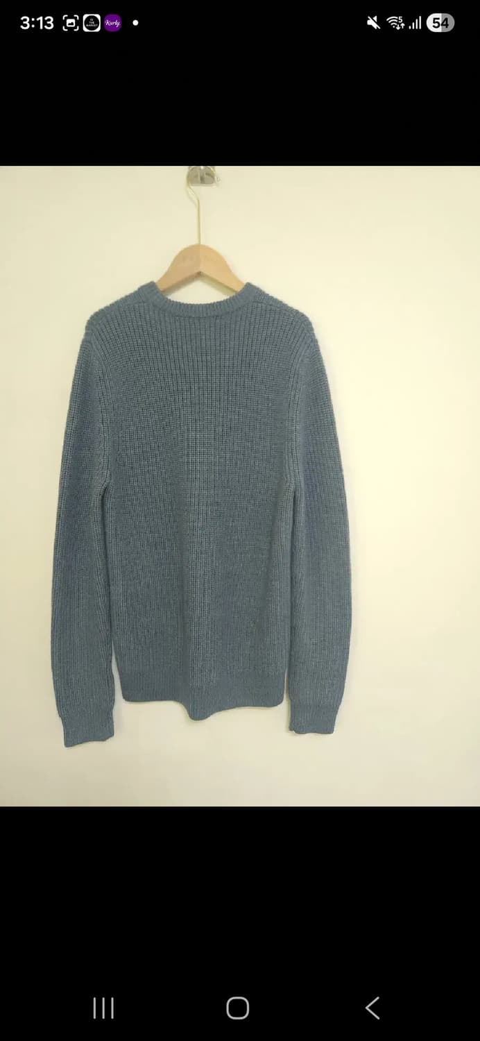 산드로 Sandro 파리 블루 메리노울 니트 S 상품이미지2