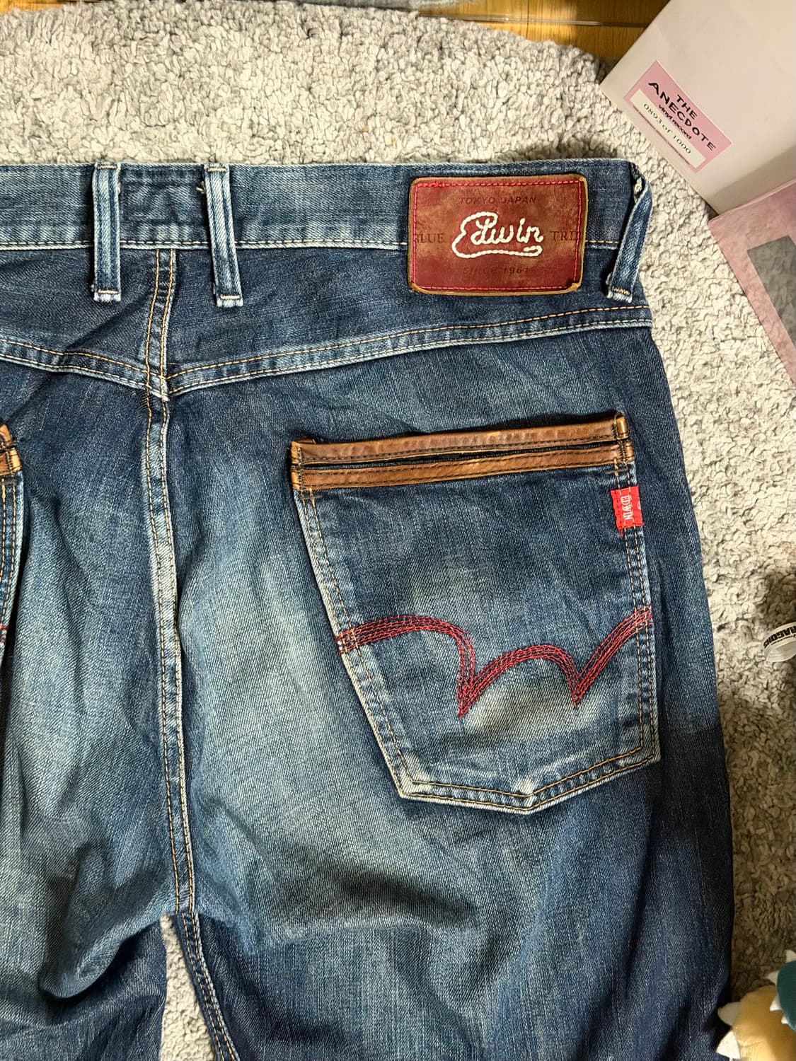 EDWIN 에드윈 블루트립 카우보이 데님 상품이미지1