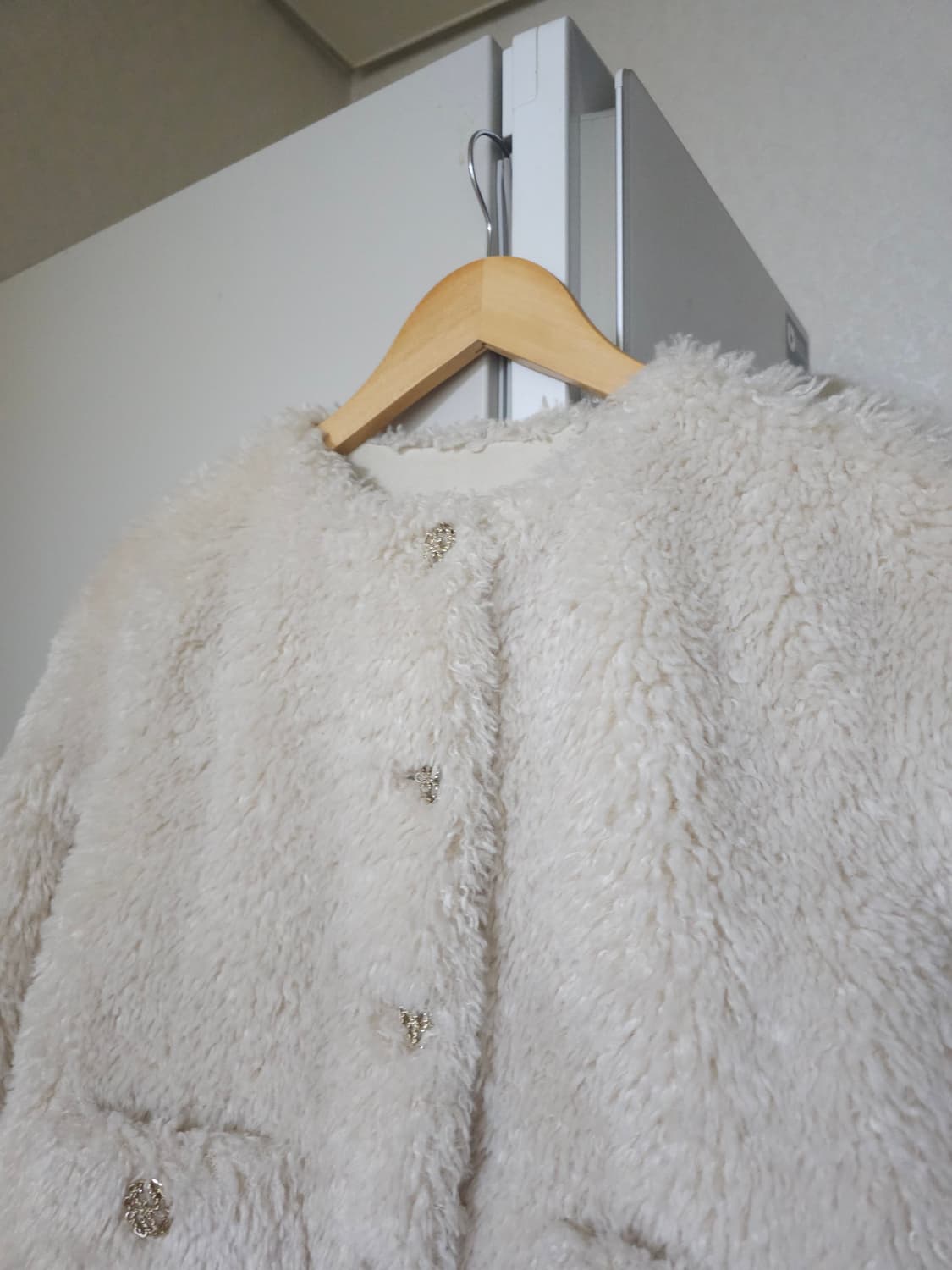 듀엘 아이보리 부클레 숏 자켓 상품이미지2