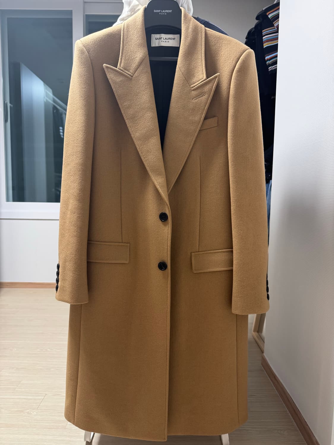 생로랑 21fw 캐시미어 코트 50 상품이미지3