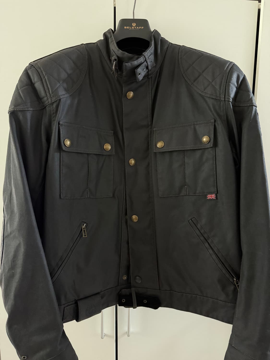 벨스타프 브룩랜즈 왁스자켓 블랙 xxl 상품이미지1