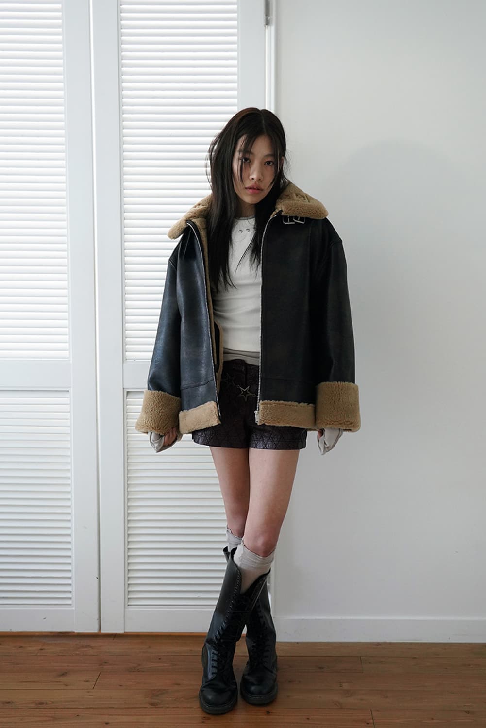 Dared cloud leather B-3 mustang 무스탕  상품이미지6