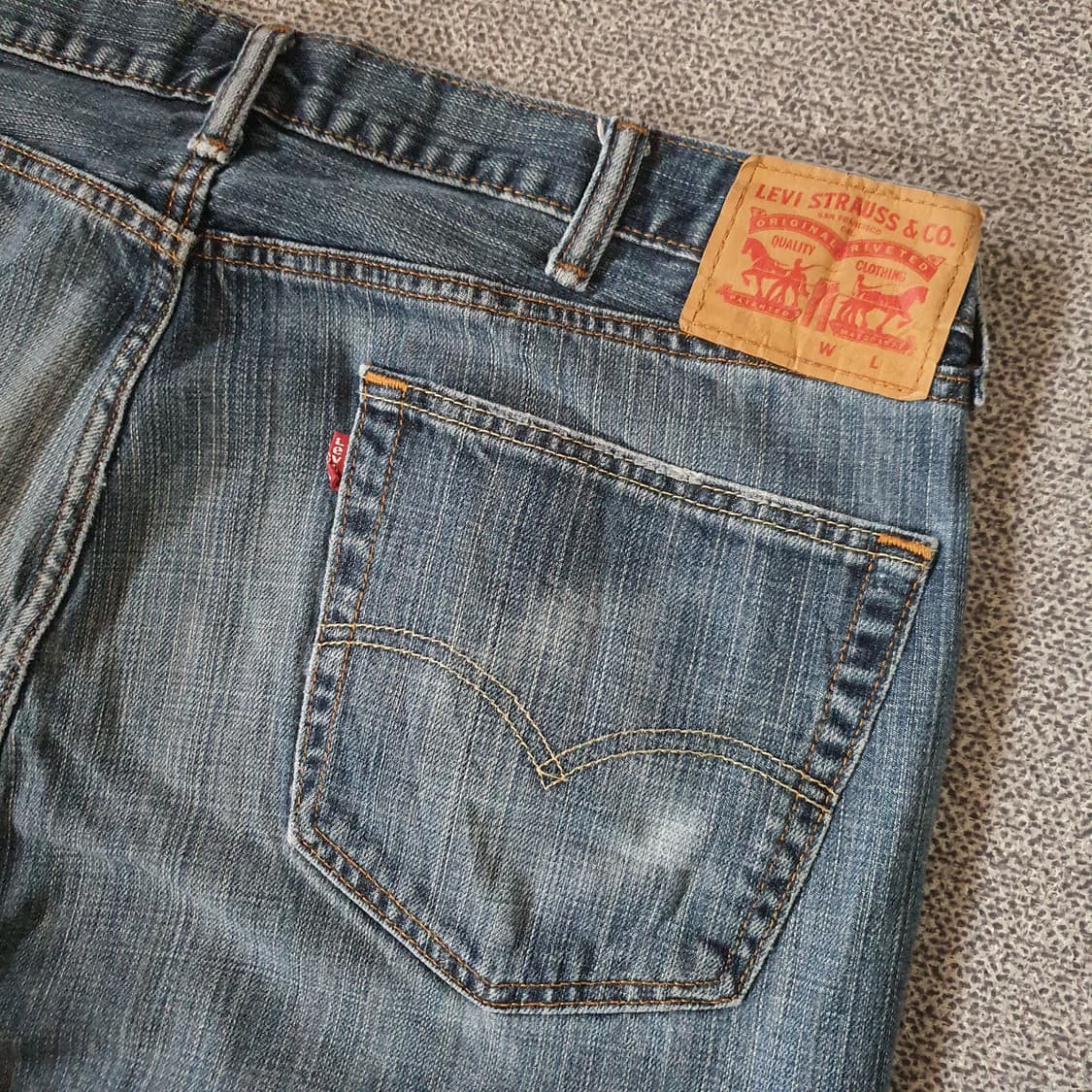 빅사이즈 리바이스 505 빈티지 데님 팬츠 No.54 상품이미지9