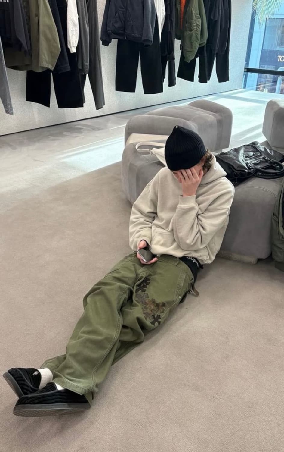 러셀 빈티지 후디 탄 XL (우주매물) 상품이미지1