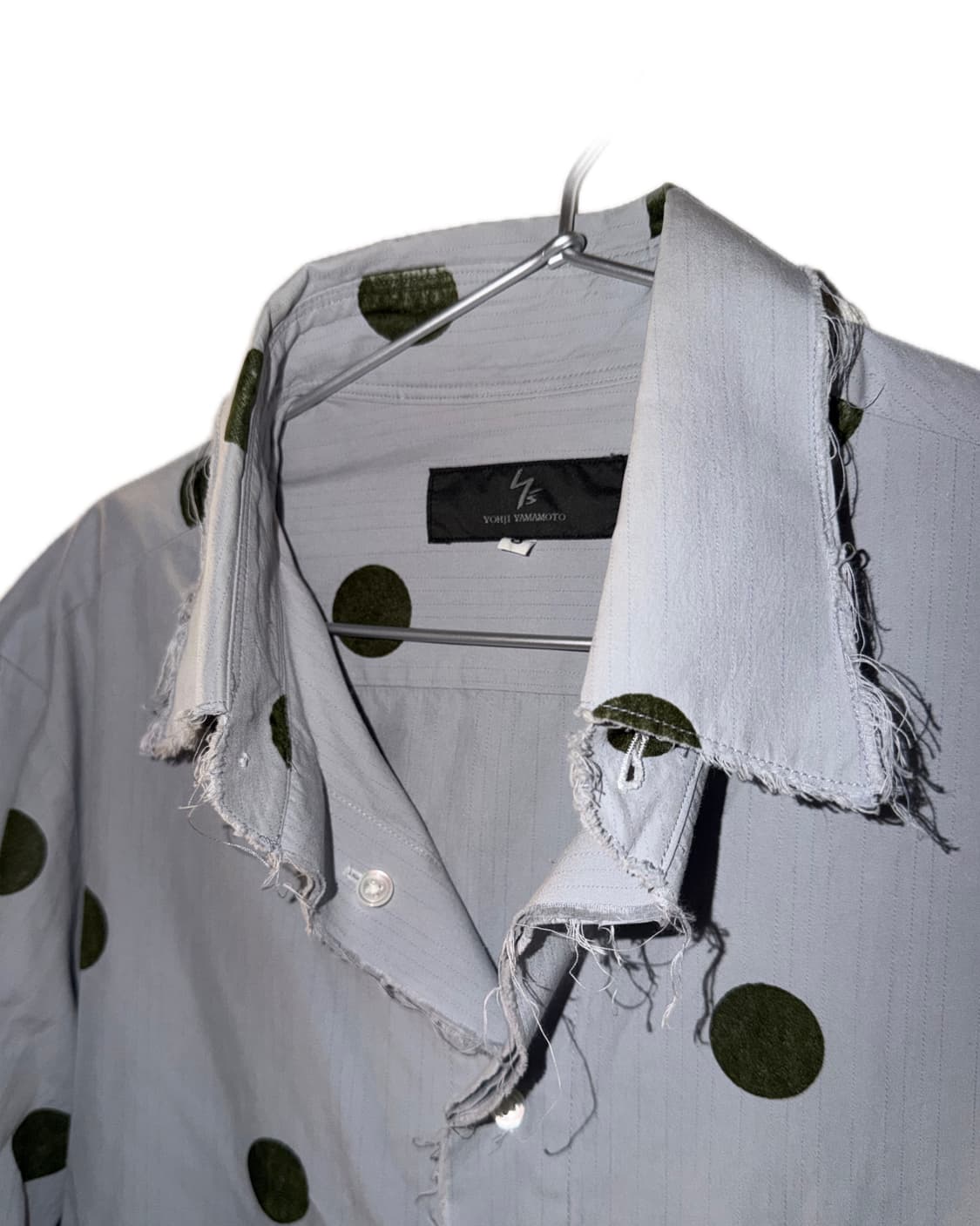 Yoji Yamamoto damaged dot shirt 상품이미지1