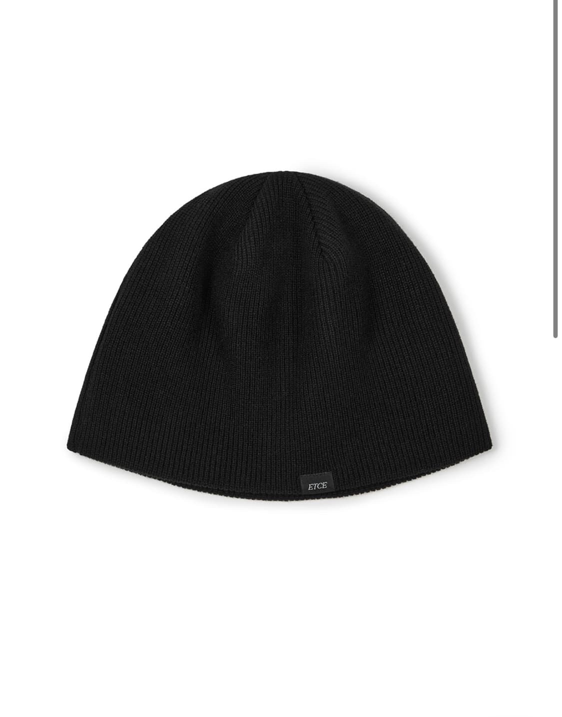ETCE 라벨 비니 블랙 상품이미지1