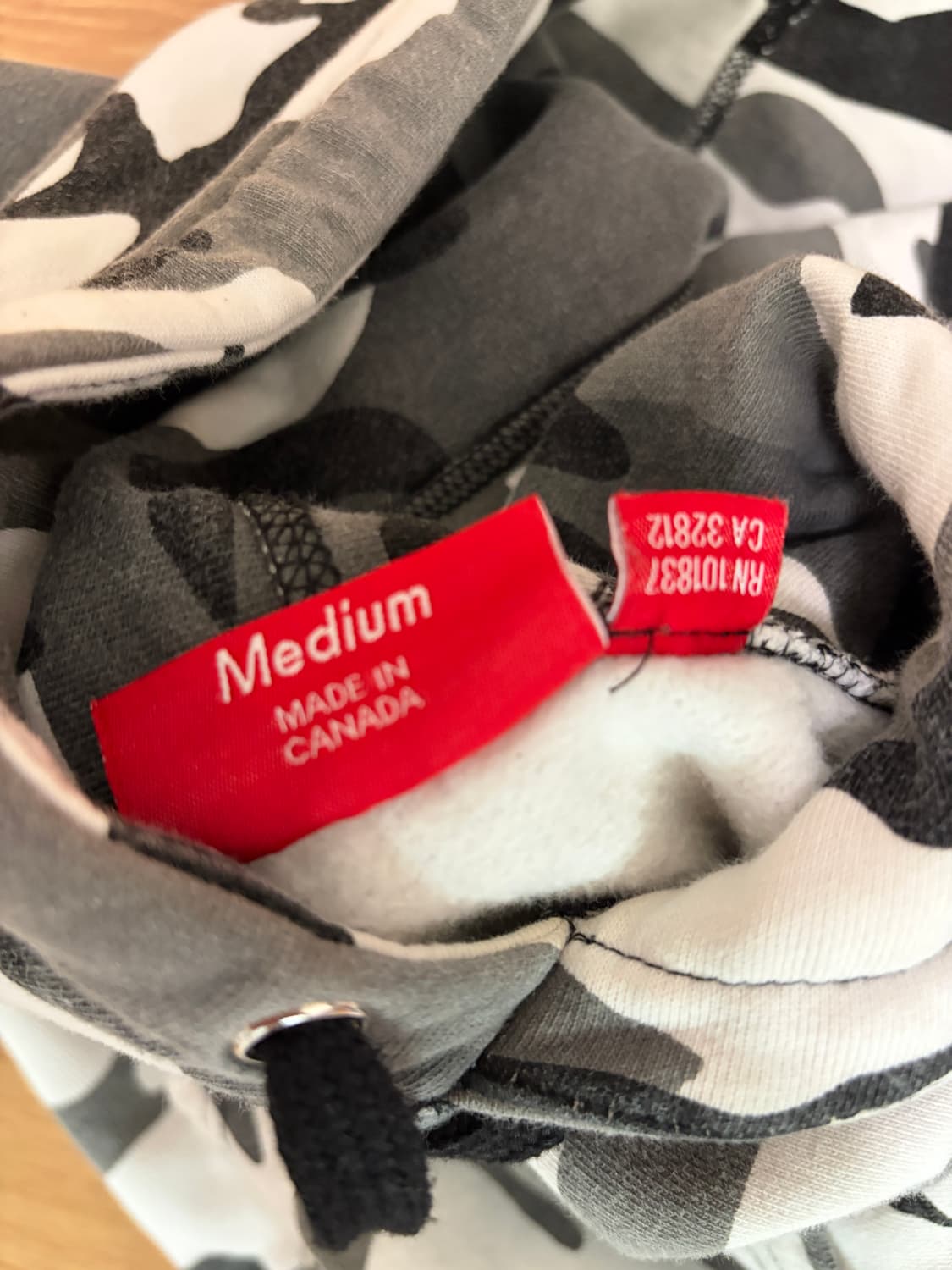 슈프림 13FW 슈프림 스노우카모 박스로고 후드티 상품이미지2