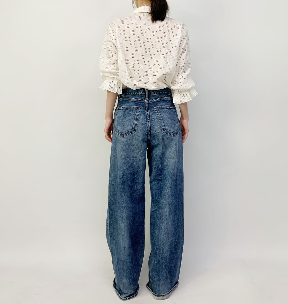 WAKO 펀칭 블라우스 상품이미지6