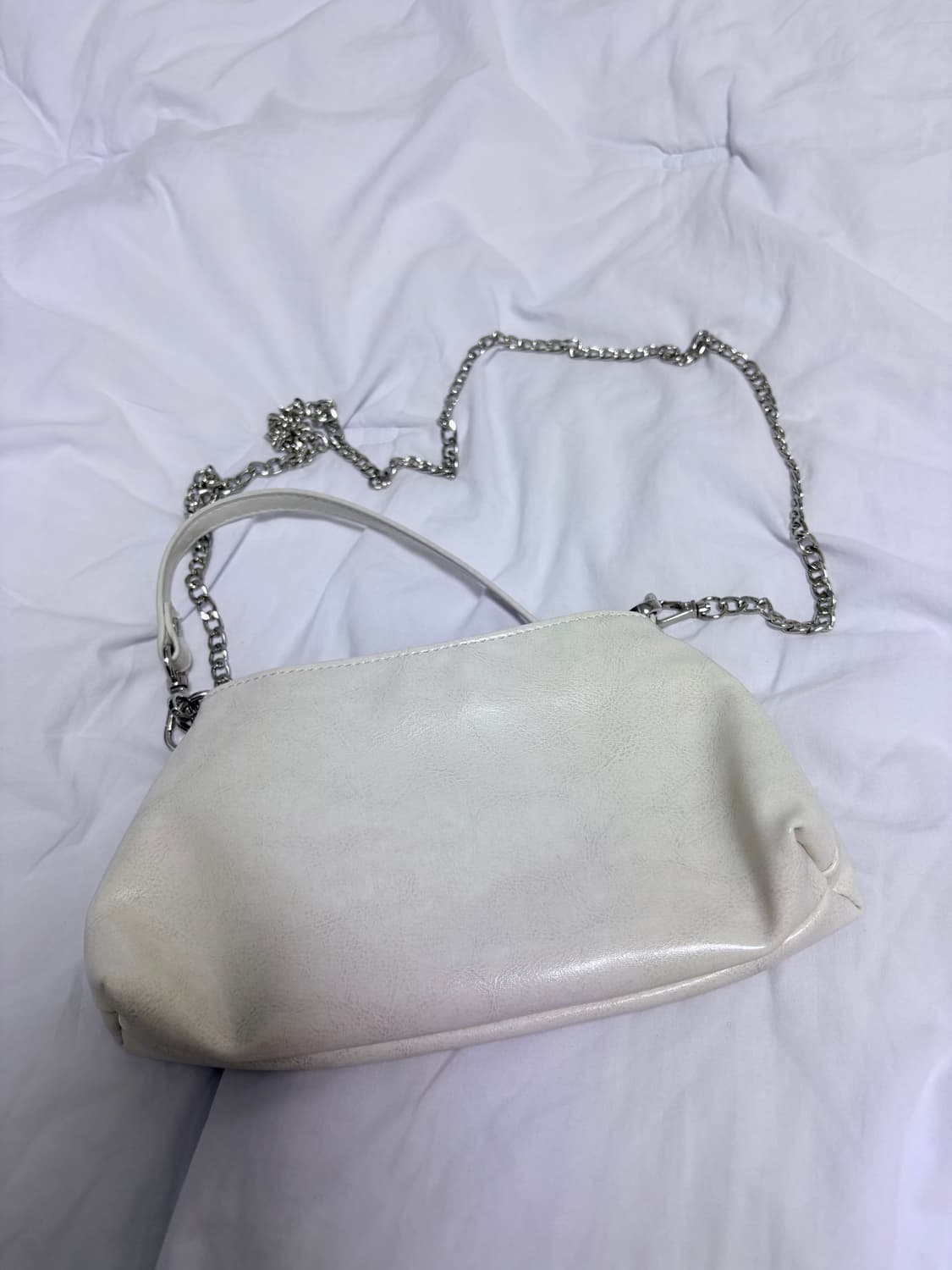 CURETTY 화이트 미니 체인백 상품이미지3