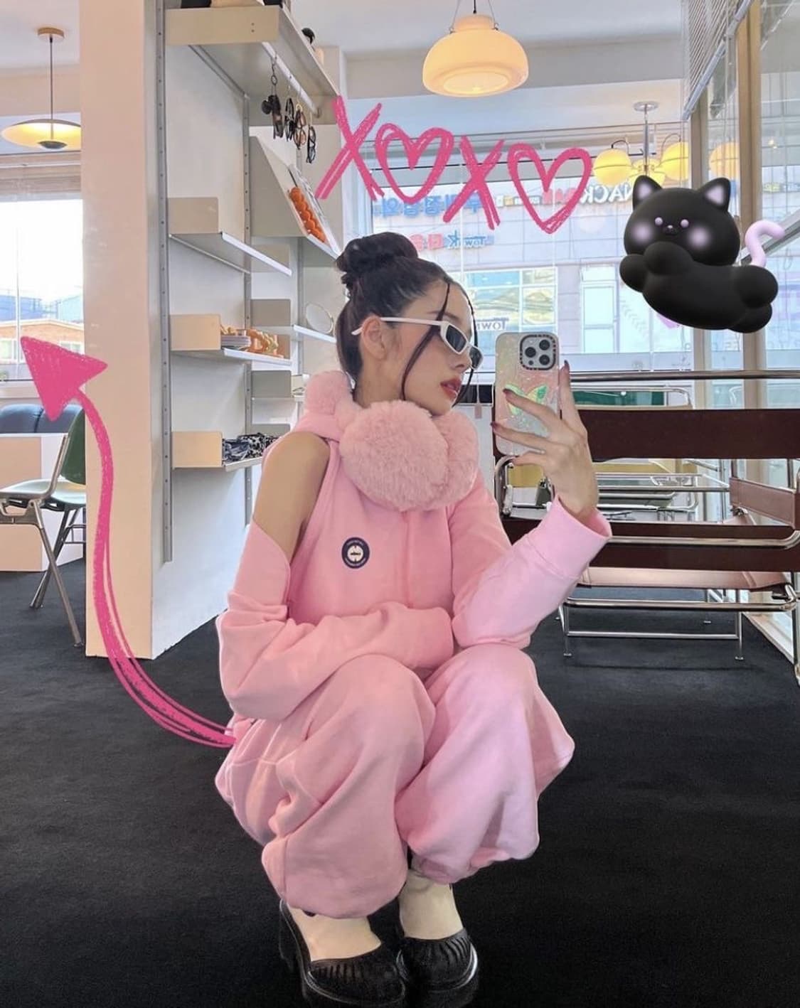 Asif calie 상의하의세트 상품이미지1