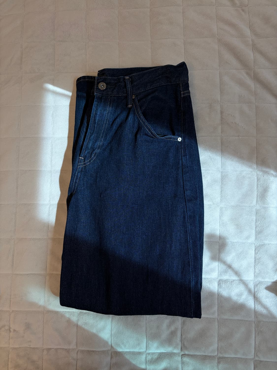 유니클로 배기커브진 네이비 28사이즈 상품이미지2