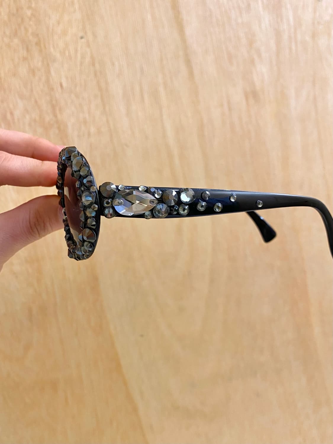 VTG stone setting sunglasses 큐빅 세팅 선글라스 상품이미지3