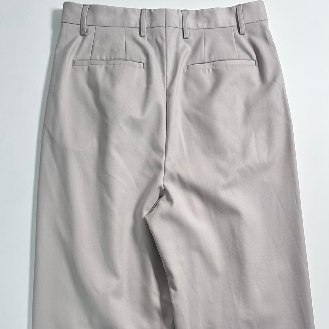 쿠어 울/폴리 투턱 트라우저 상품이미지4