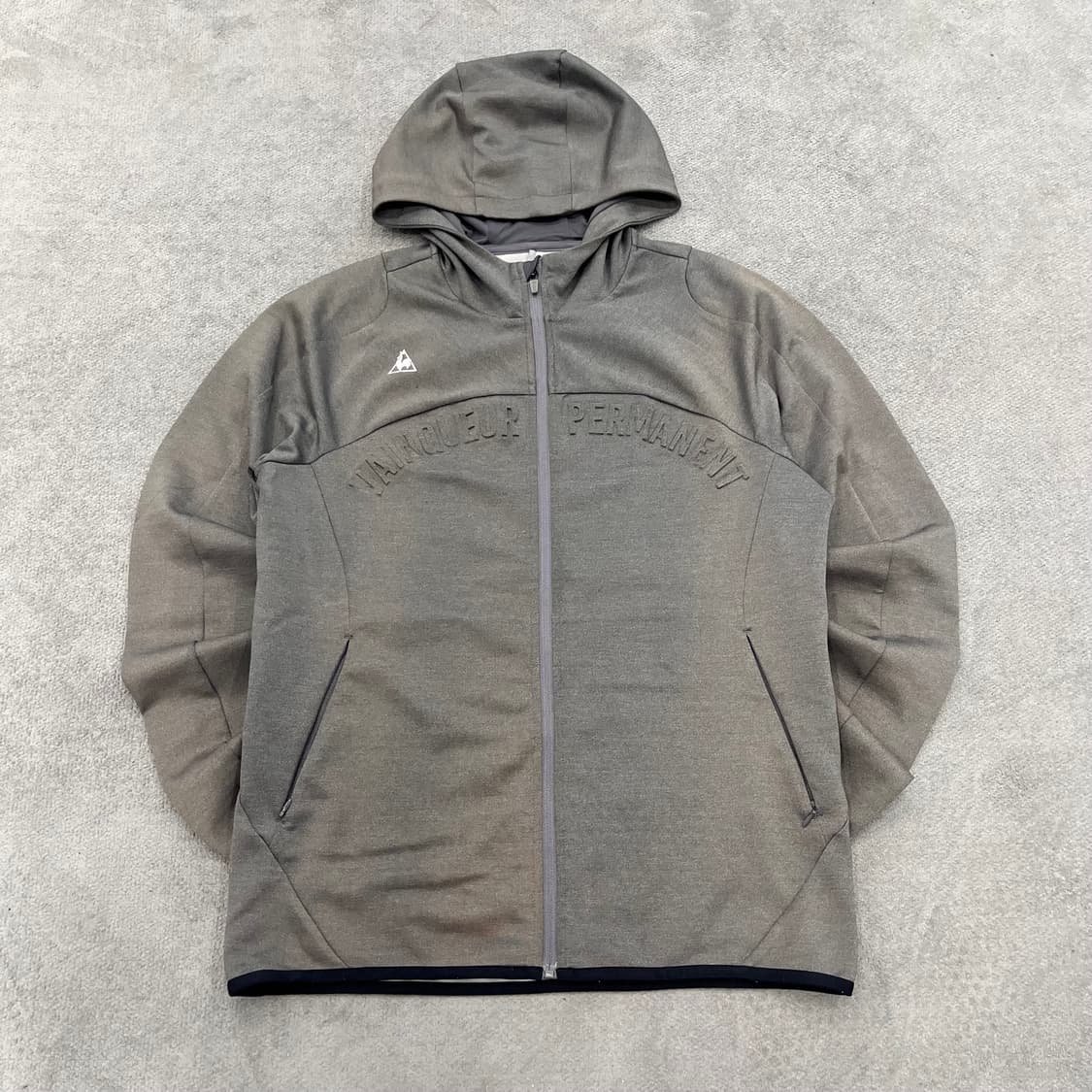 105 르꼬끄 후드 집업 자켓 그레이 상품이미지1