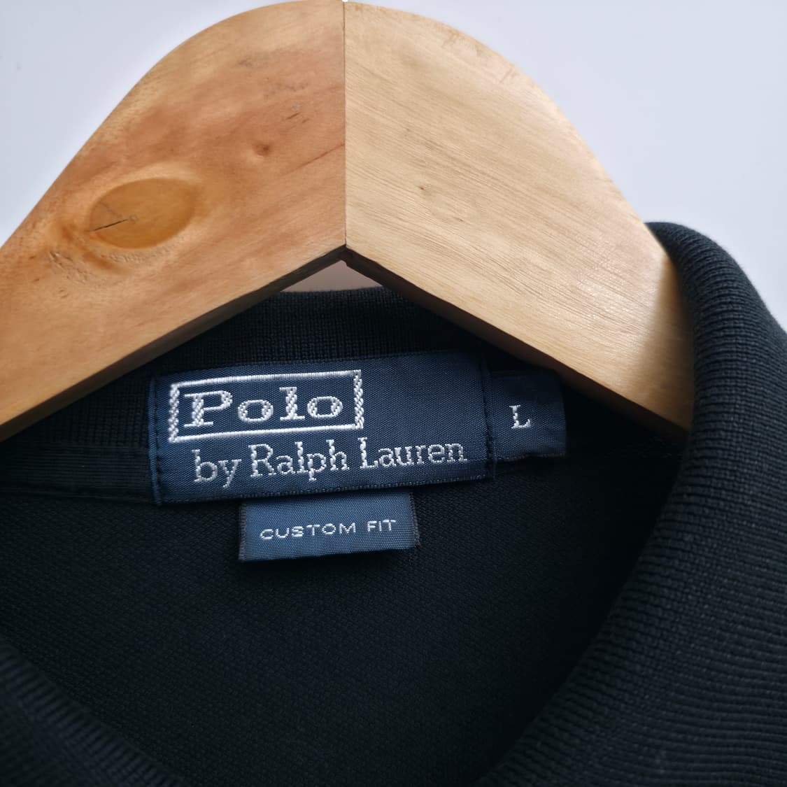 [L] 폴로 랄프로렌 블랙 반팔 카라티 상품이미지5