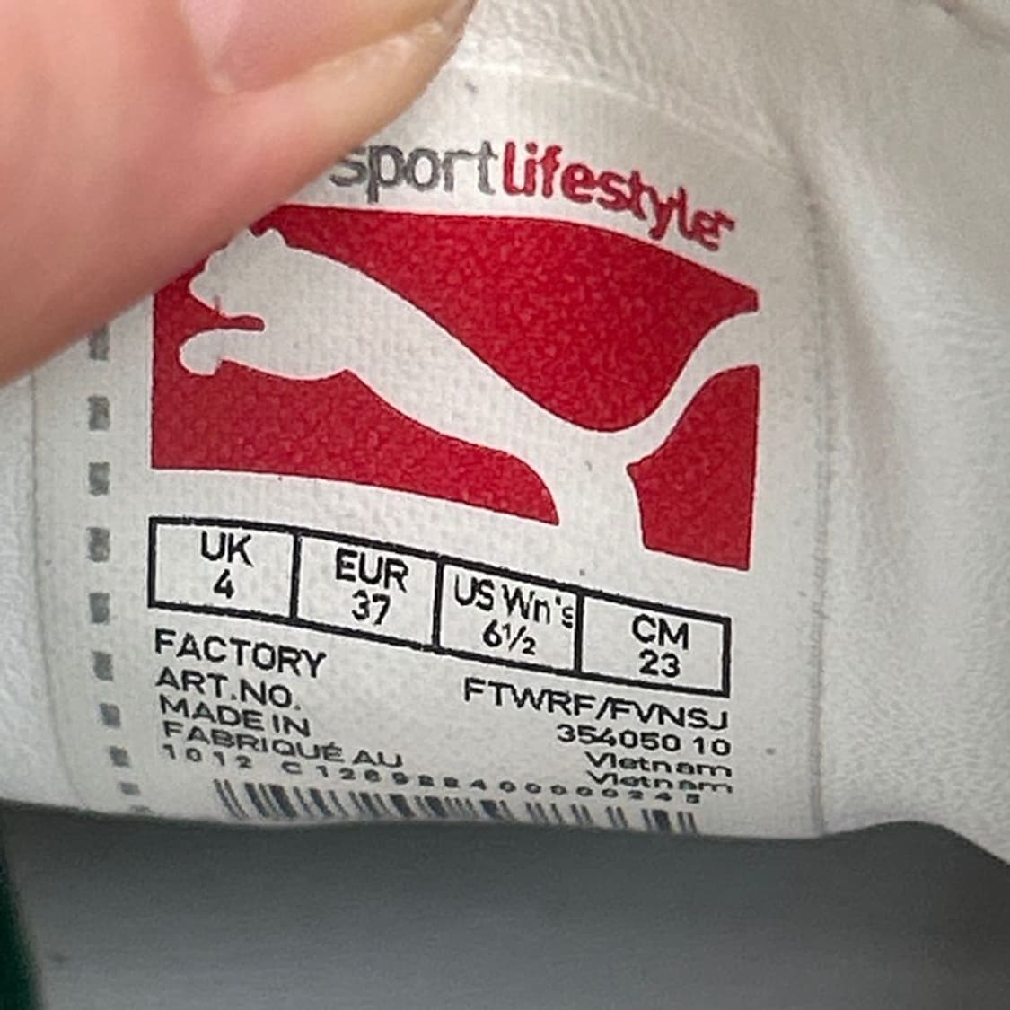 푸마 글라이드 로우 스니커즈 그린 230 상품이미지7