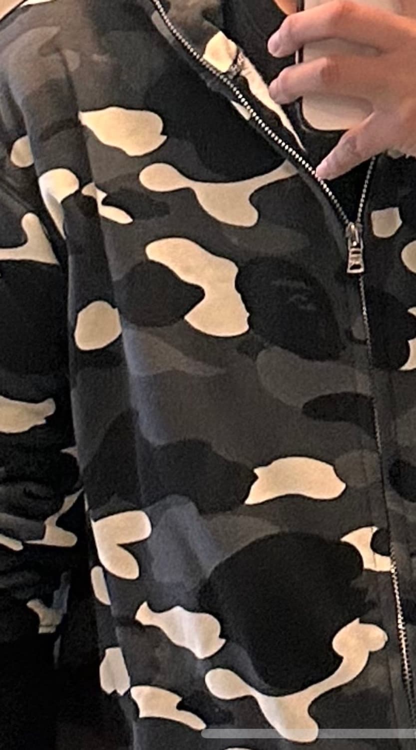 베이프후드집업 카모  상품이미지8