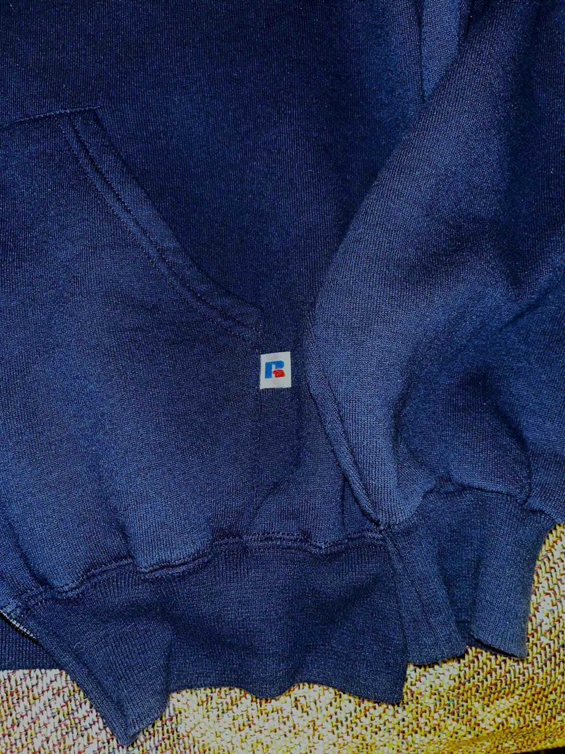 90s 러셀 후드집업 네이비 M 판매 상품이미지6