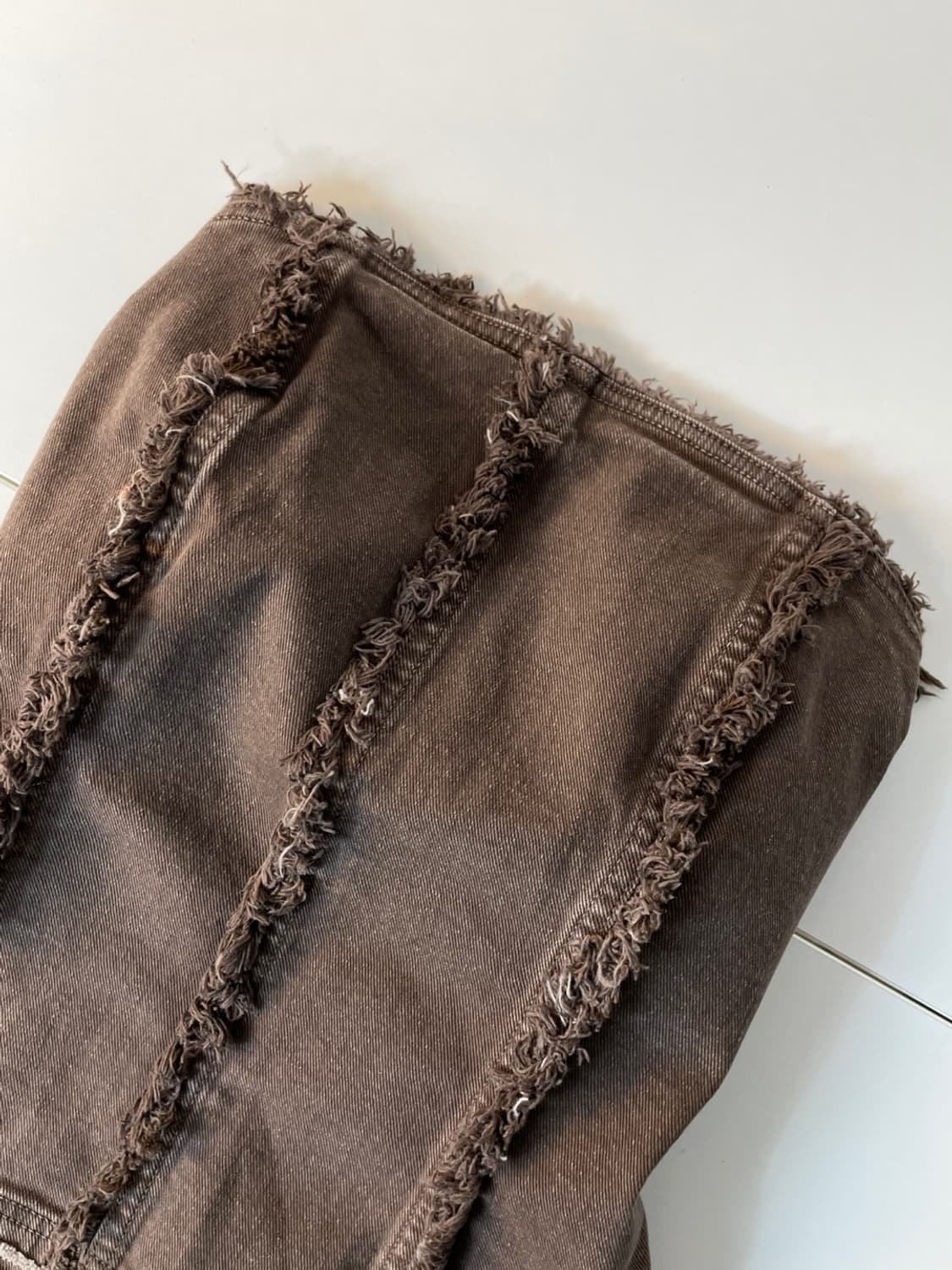 더오픈프로덕트 데님 튜브 탑 상품이미지4