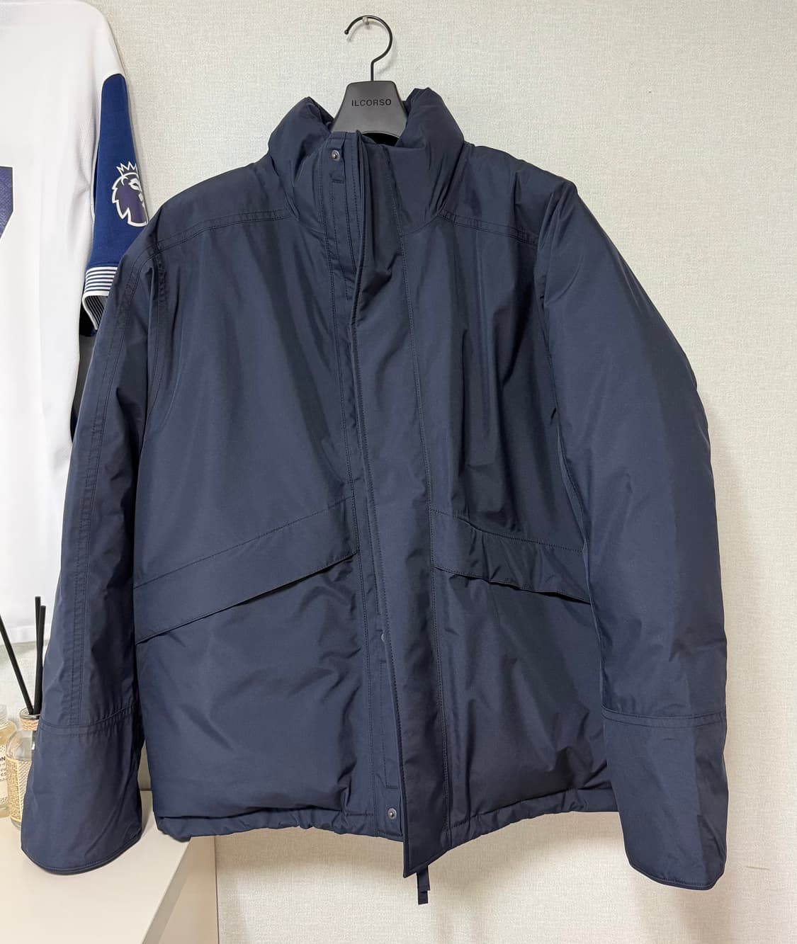 나나미카 25fw 고어텍스 숏다운 패딩 네이비 m 상품이미지1