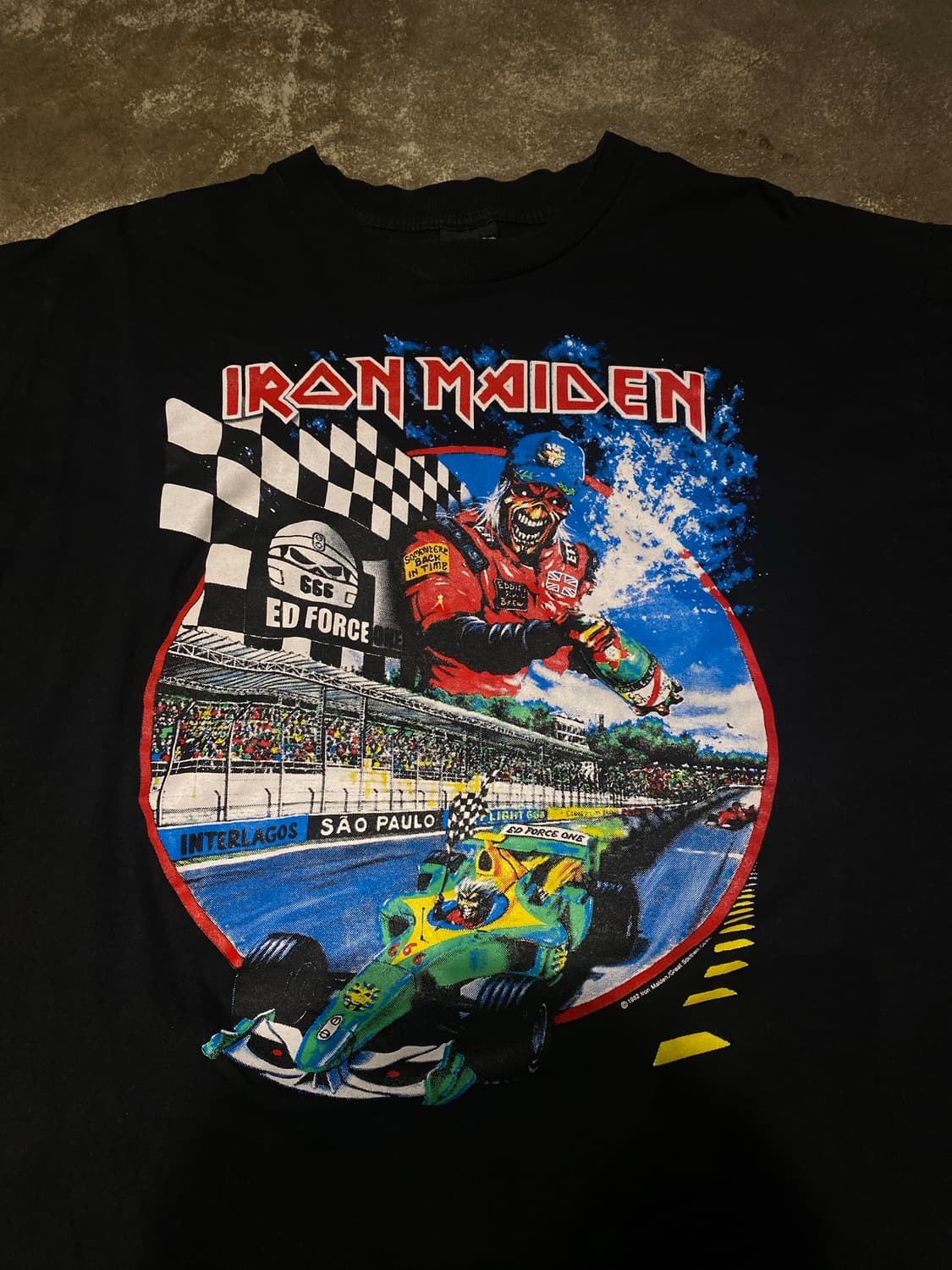아이언메이든 락밴드  양면 프린팅 티셔츠 상품이미지3