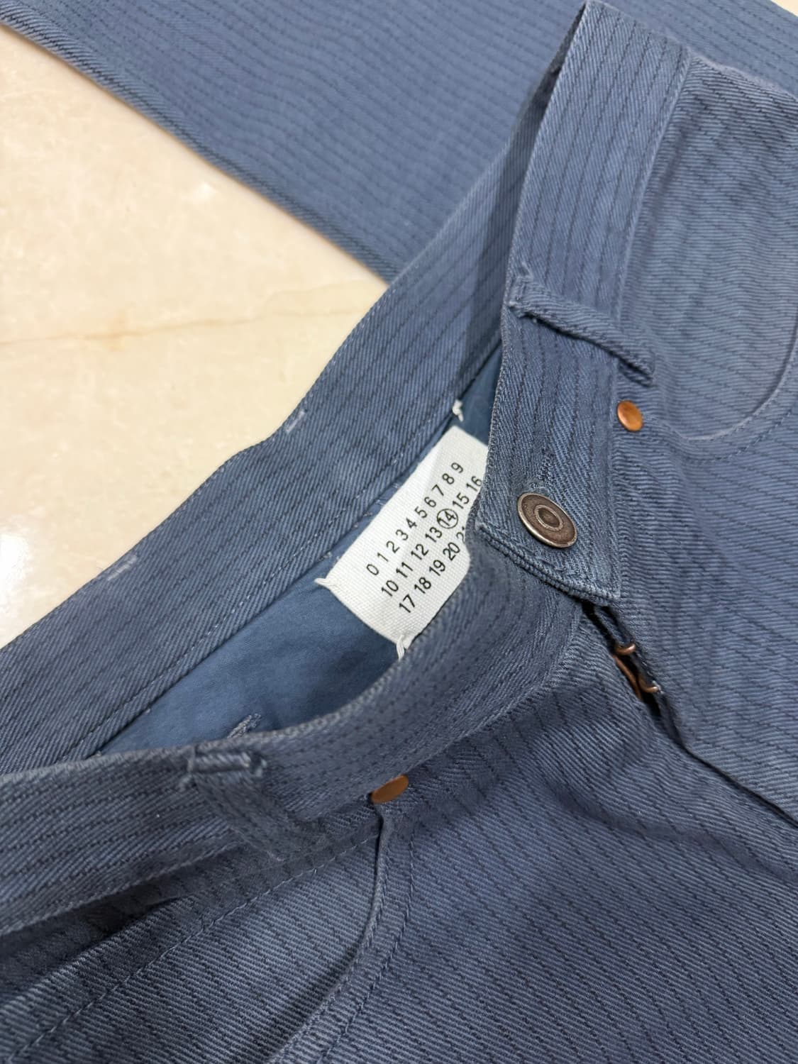 마르지엘라 스트라이프 데님팬츠 44 상품이미지2