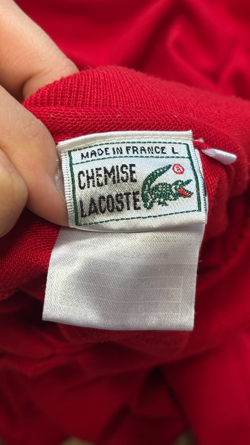 Made in France 슈미즈 라코스테 폴로 반팔셔츠 상품이미지3