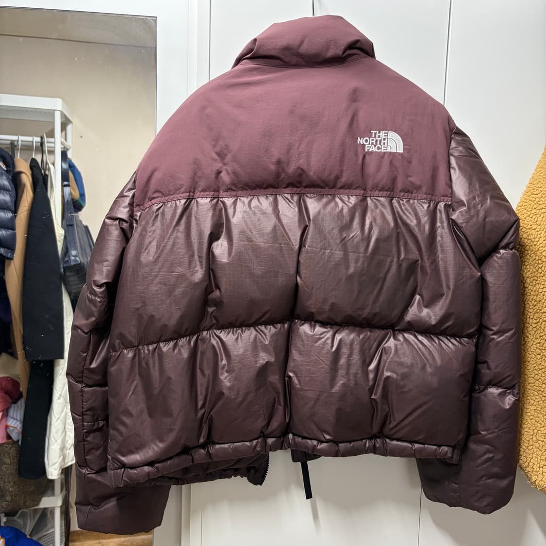 (W) 노스페이스 화이트 라벨 노벨티 눕시 다운 자켓 코코아 브라운  상품이미지6