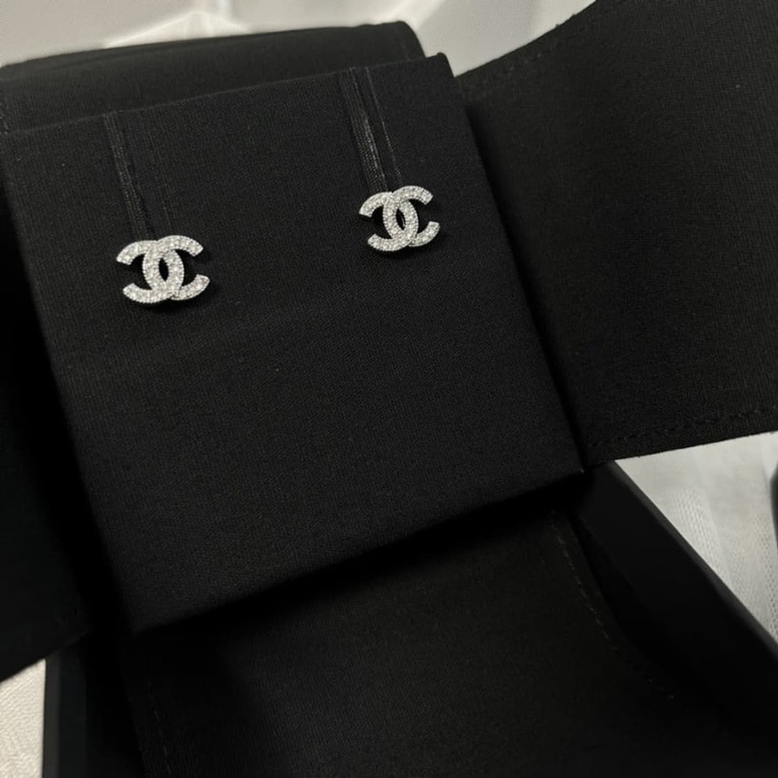 샤넬 귀걸이 미니크리스탈 골드,실버업사이클링 귀걸이 상품이미지2