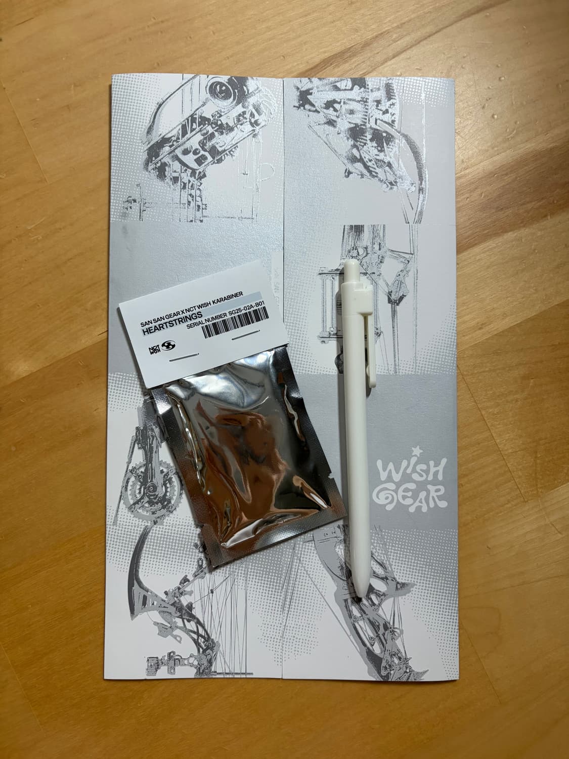 산산기어 엔시티위시 카라비너+팜플렛+볼펜 상품이미지1