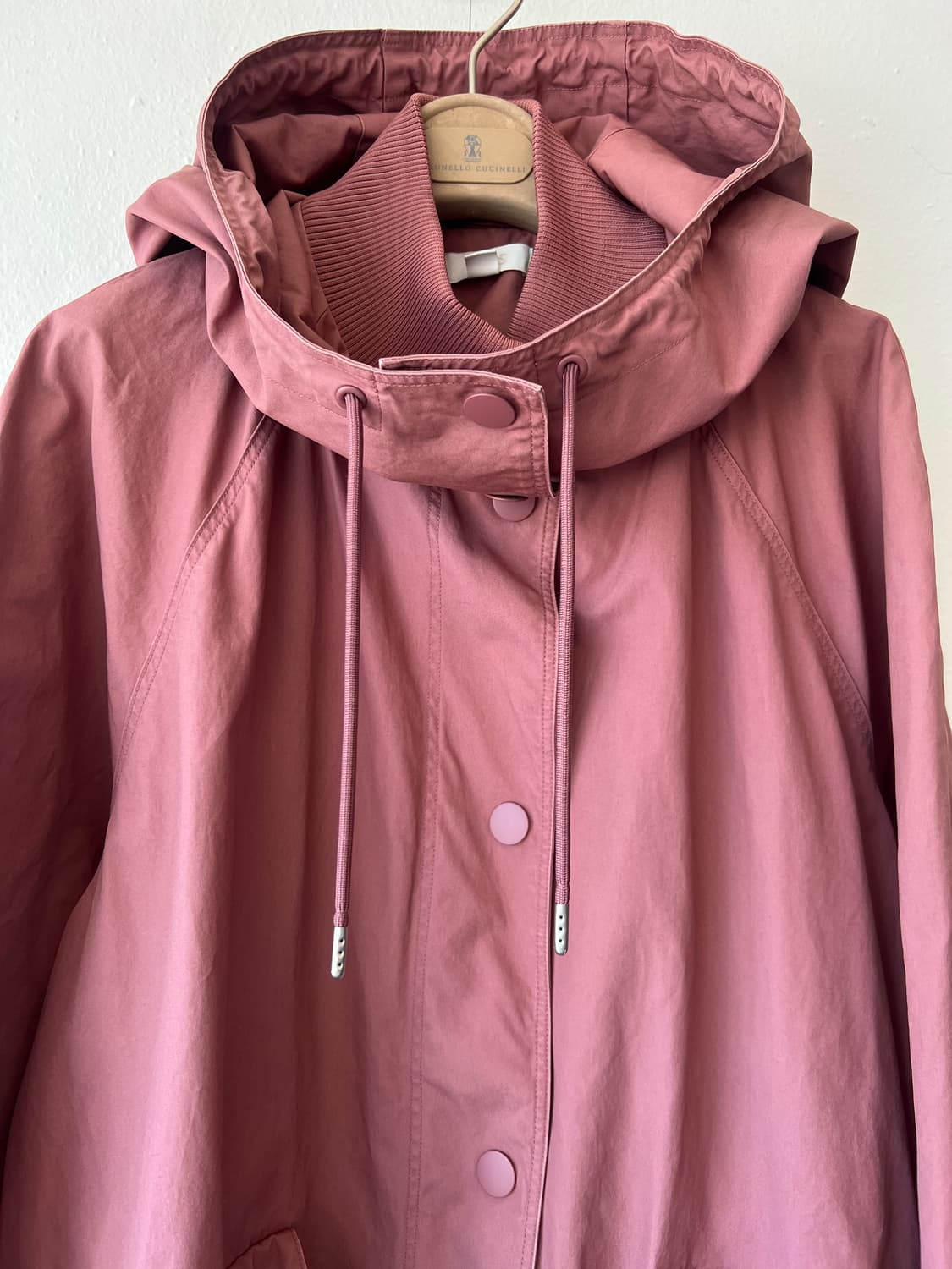 코스 COS 여성 더스티핑크 사파리후드점퍼 바람막이점퍼 상품이미지4