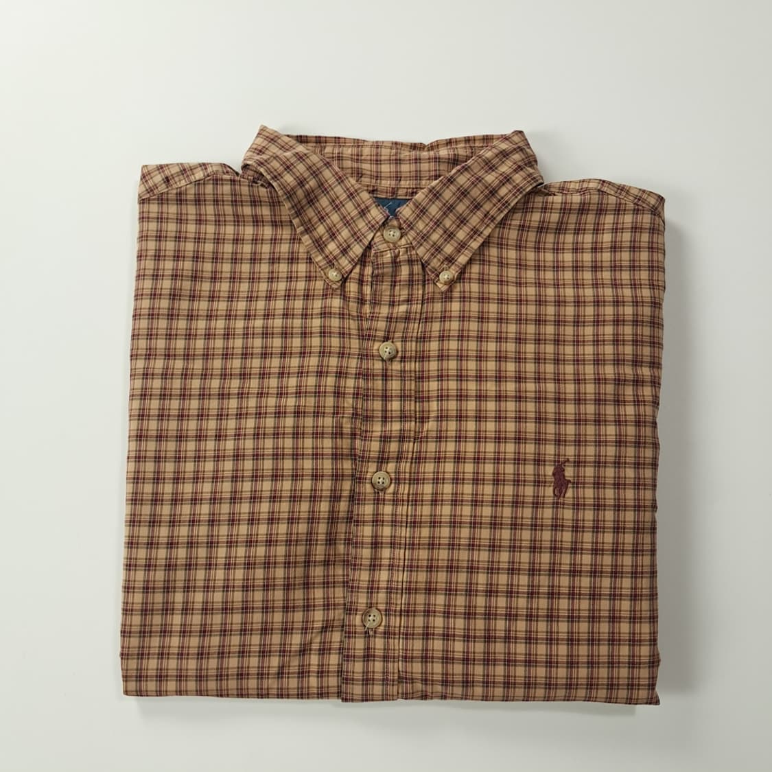 CK411 XL 폴로 00s 타터솔체크 클래식 프레피 셔츠 남방 상품이미지7