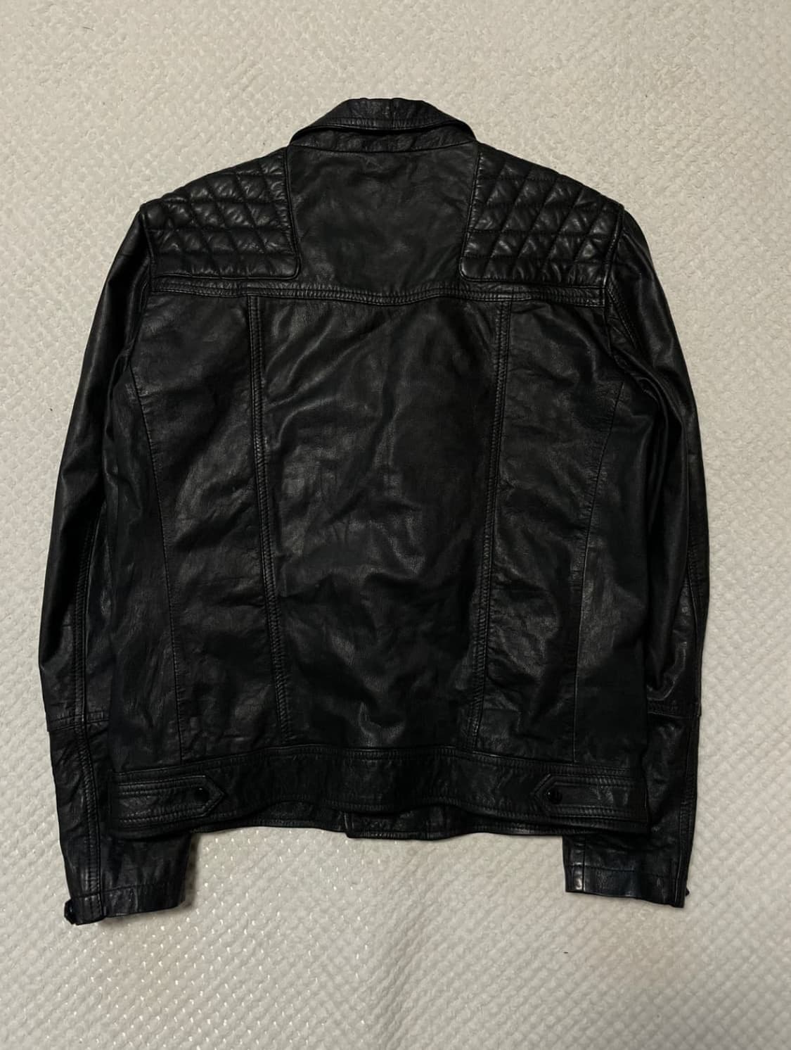 ALL SAINTS 올 세인츠 웨스턴 무드 쿠시로 바이 커 레더 자켓 상품이미지2