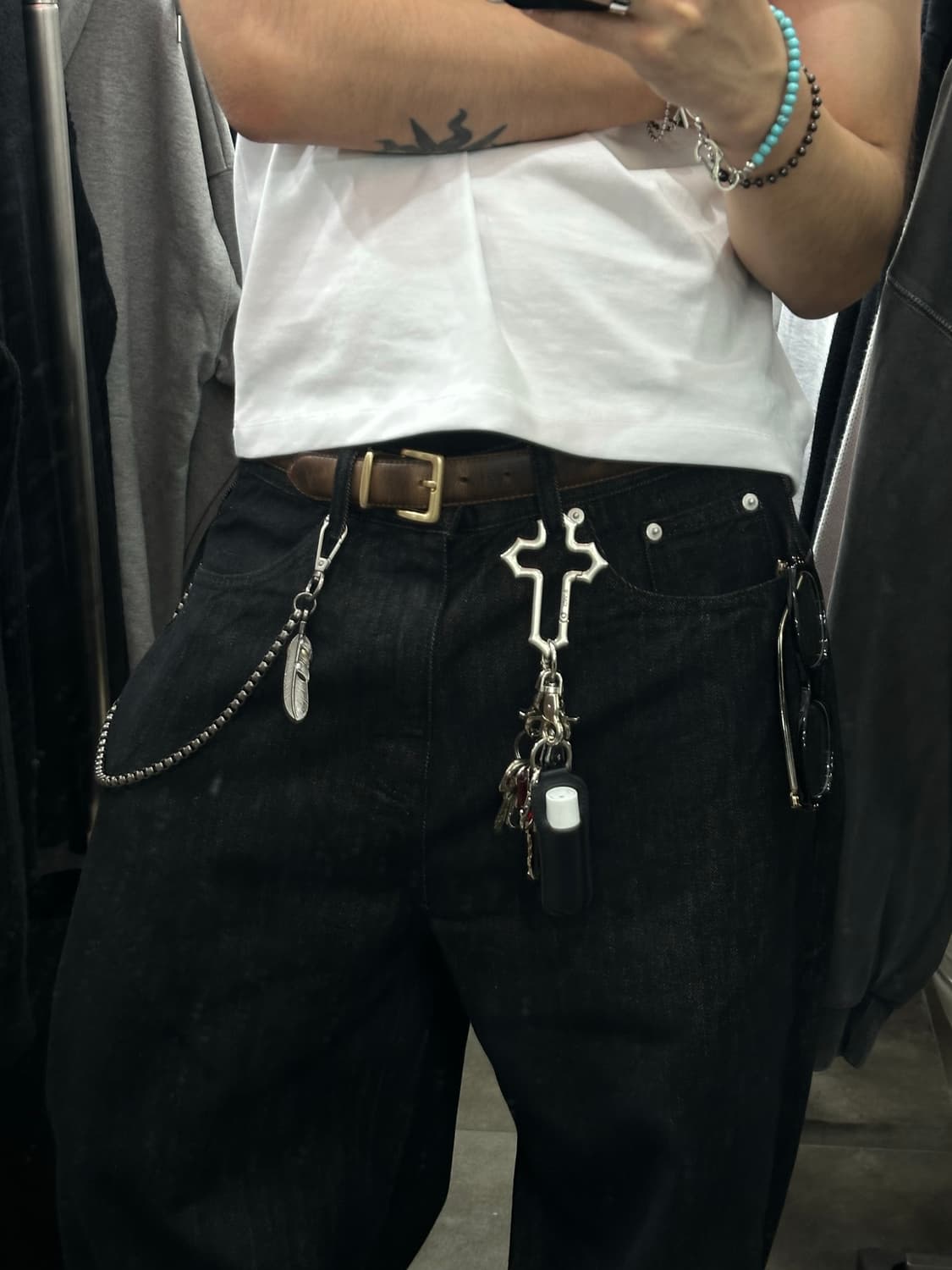 Vintage Gold belt - 빈티지 골드 벨트 상품이미지4