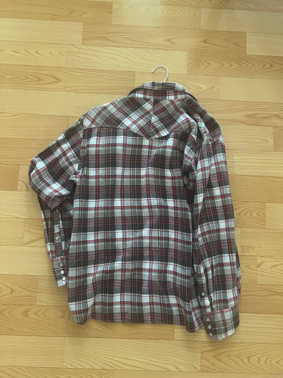 백넘버 웨스턴 체크 셔츠 상품이미지2