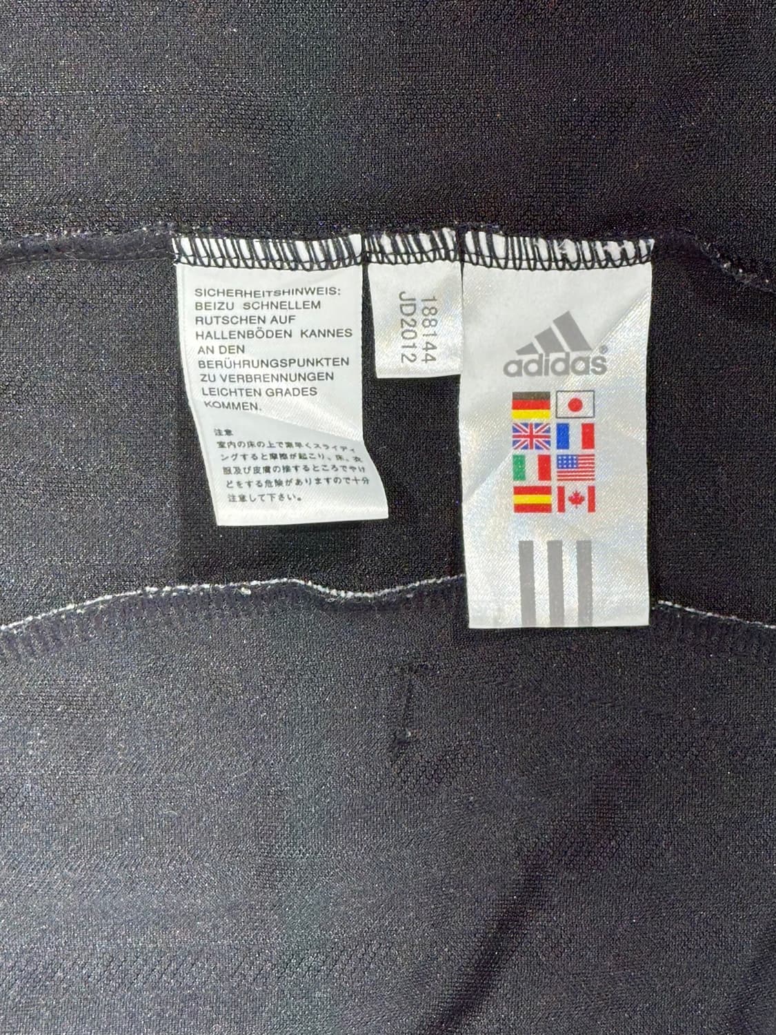 아디다스 블랙 오버핏 올드스쿨 삼선 트랙탑 져지 M 상품이미지8