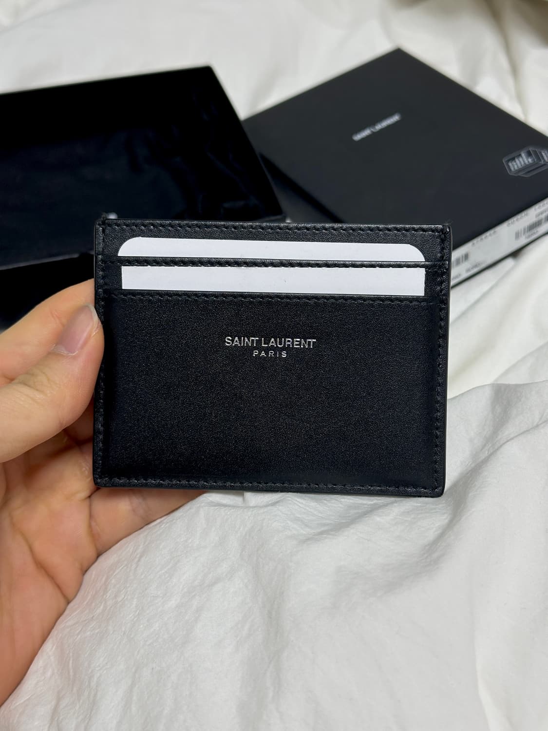 생로랑 스무스 레더 파리 카드 케이스 상품이미지1