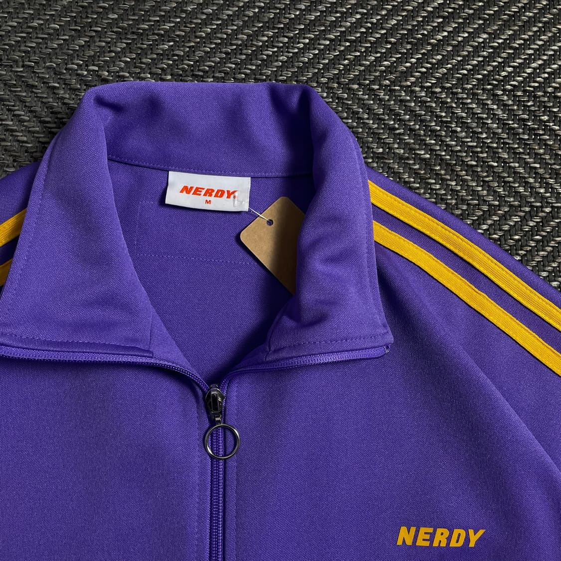 널디 루즈핏 퍼플 트랙탑 져지o 4703 상품이미지4