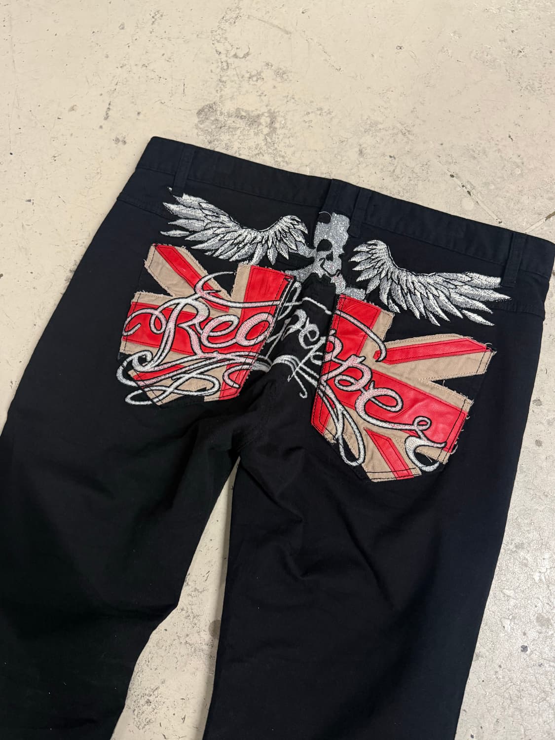 레드 페퍼 red pepper 백 자수 디테일 팬츠 상품이미지3