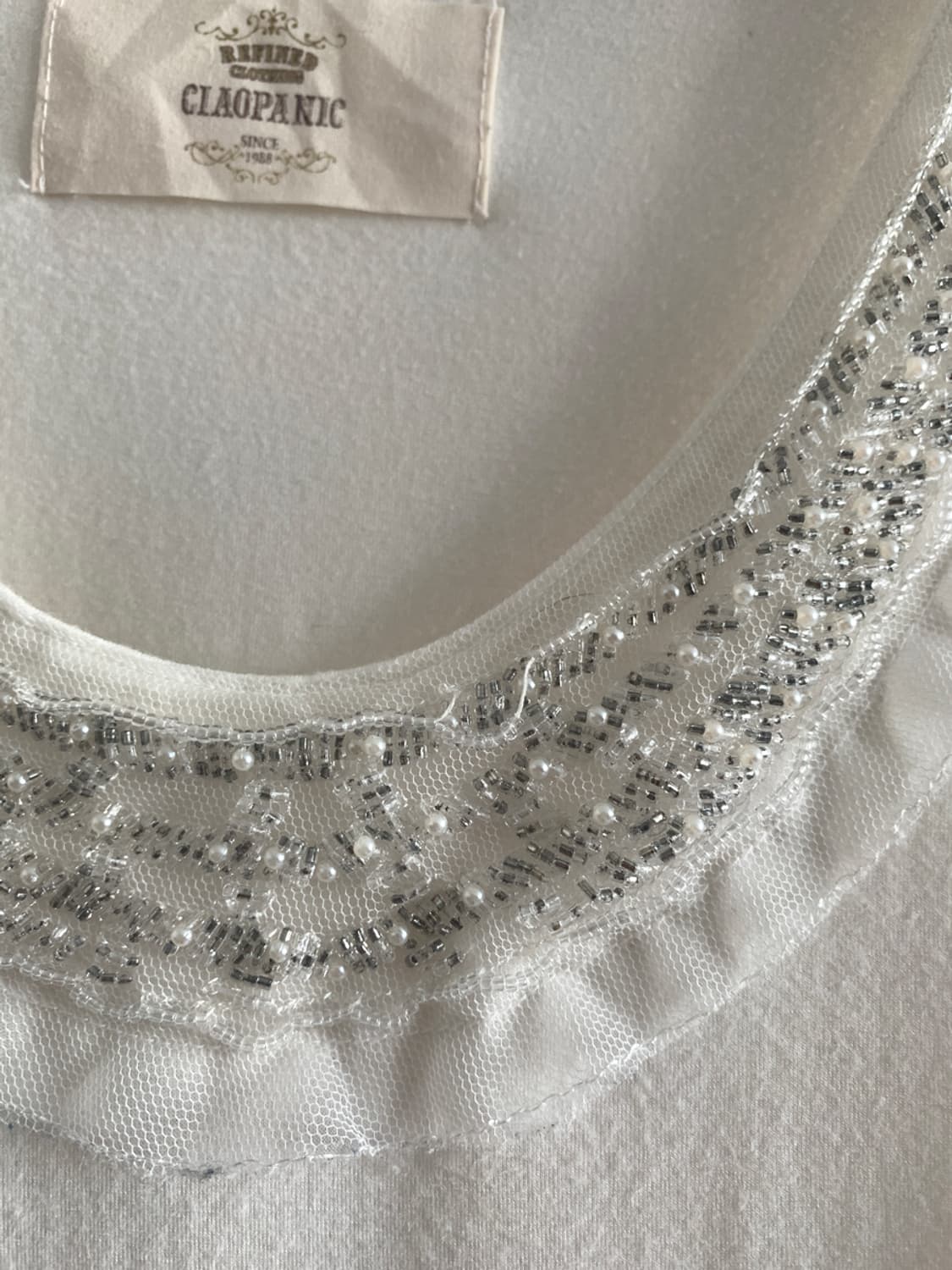 Beads u neck sleeveless top 상품이미지5