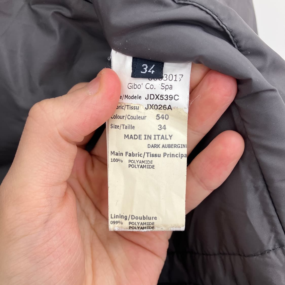 질샌더 나일론 블랙 국방 배색 경량 패딩 상품이미지9