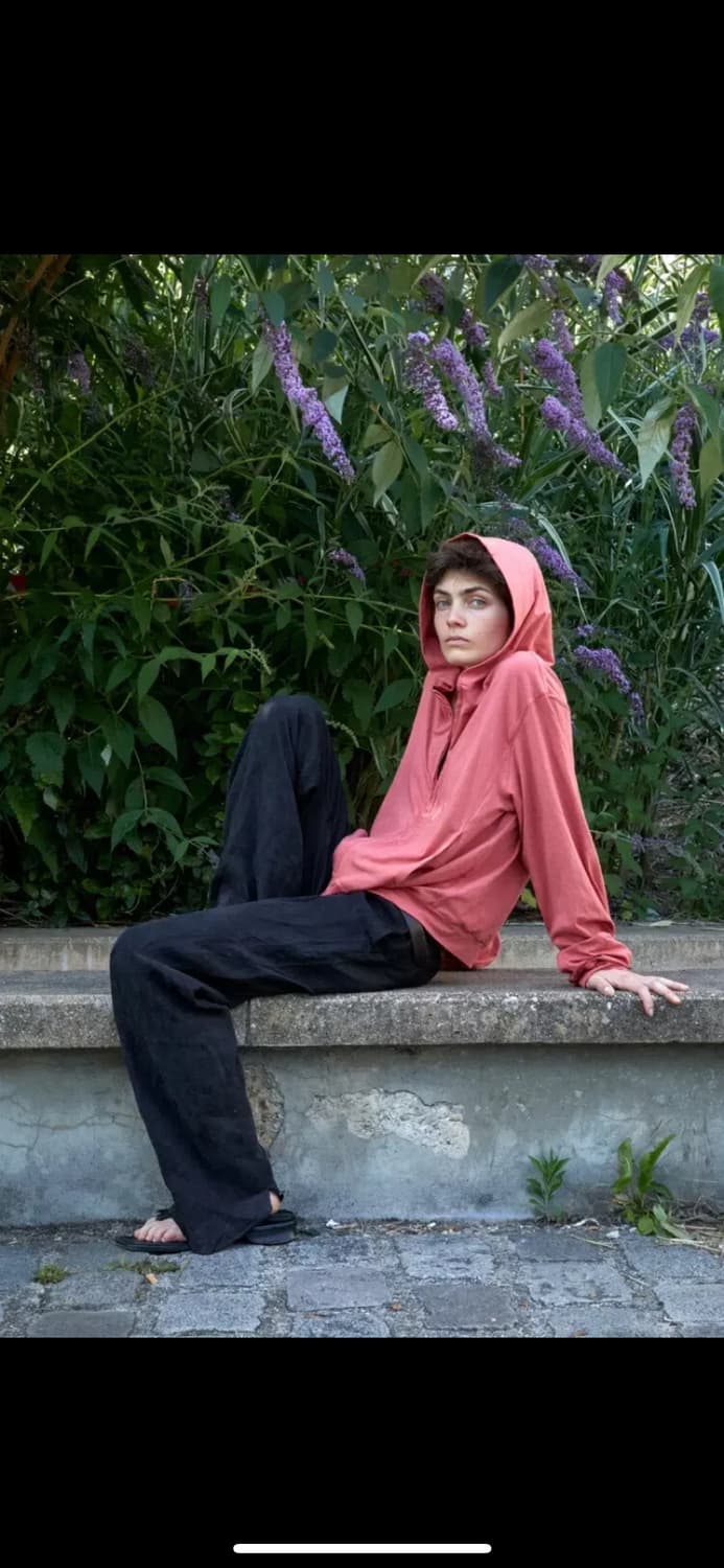 [2] 머듈 라운지 후디 후드 핑크 상품이미지2