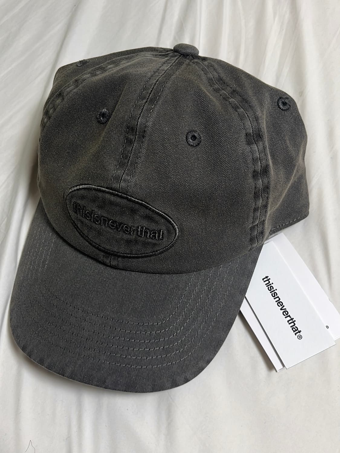디스이즈네버댓 overdyed 모자 차콜 새제품 상품이미지1