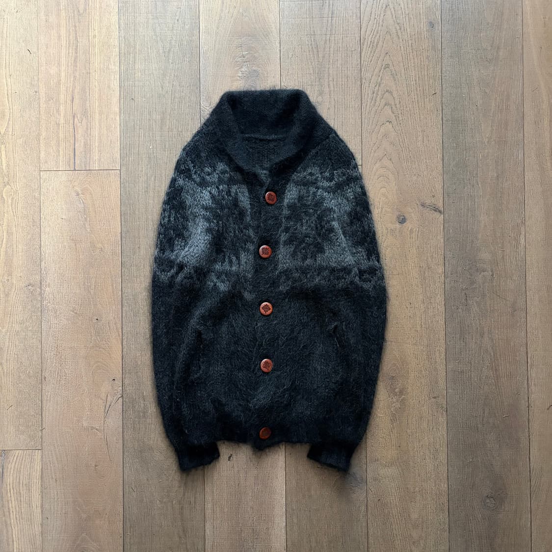Hairy Nordic Mohair Cardigan 상품이미지1