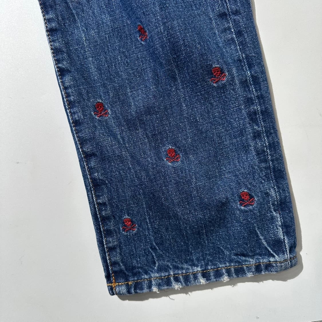 폴로 랄프로렌 해골 자수 설리반 슬림핏 데님 팬츠 상품이미지6