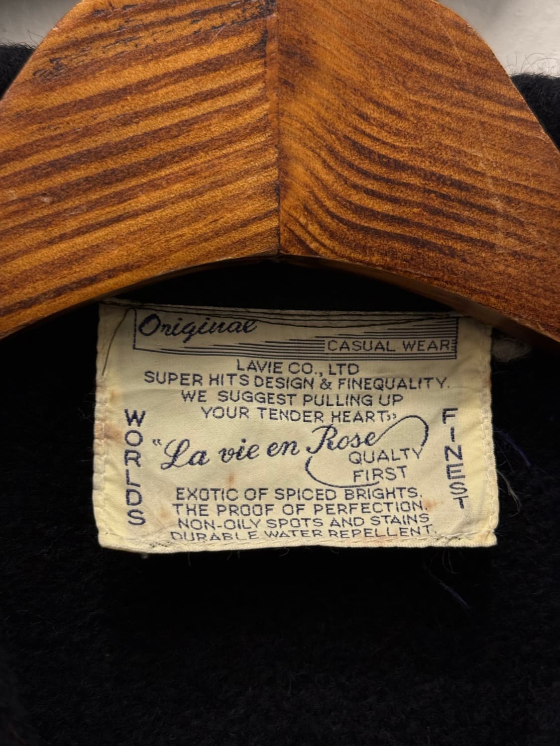 L) 90s Contrast Stitch Wool Car Coat 상품이미지7