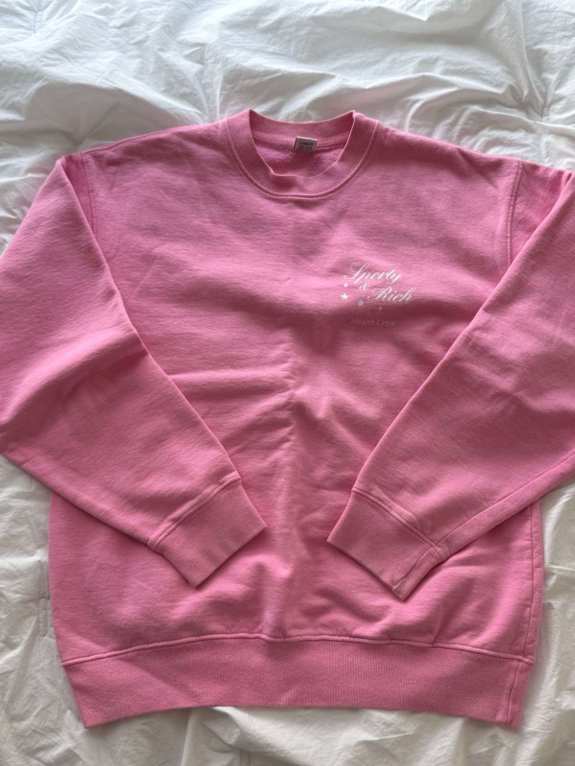 Sporty & Rich 핑크 맨투맨 M 상품이미지1