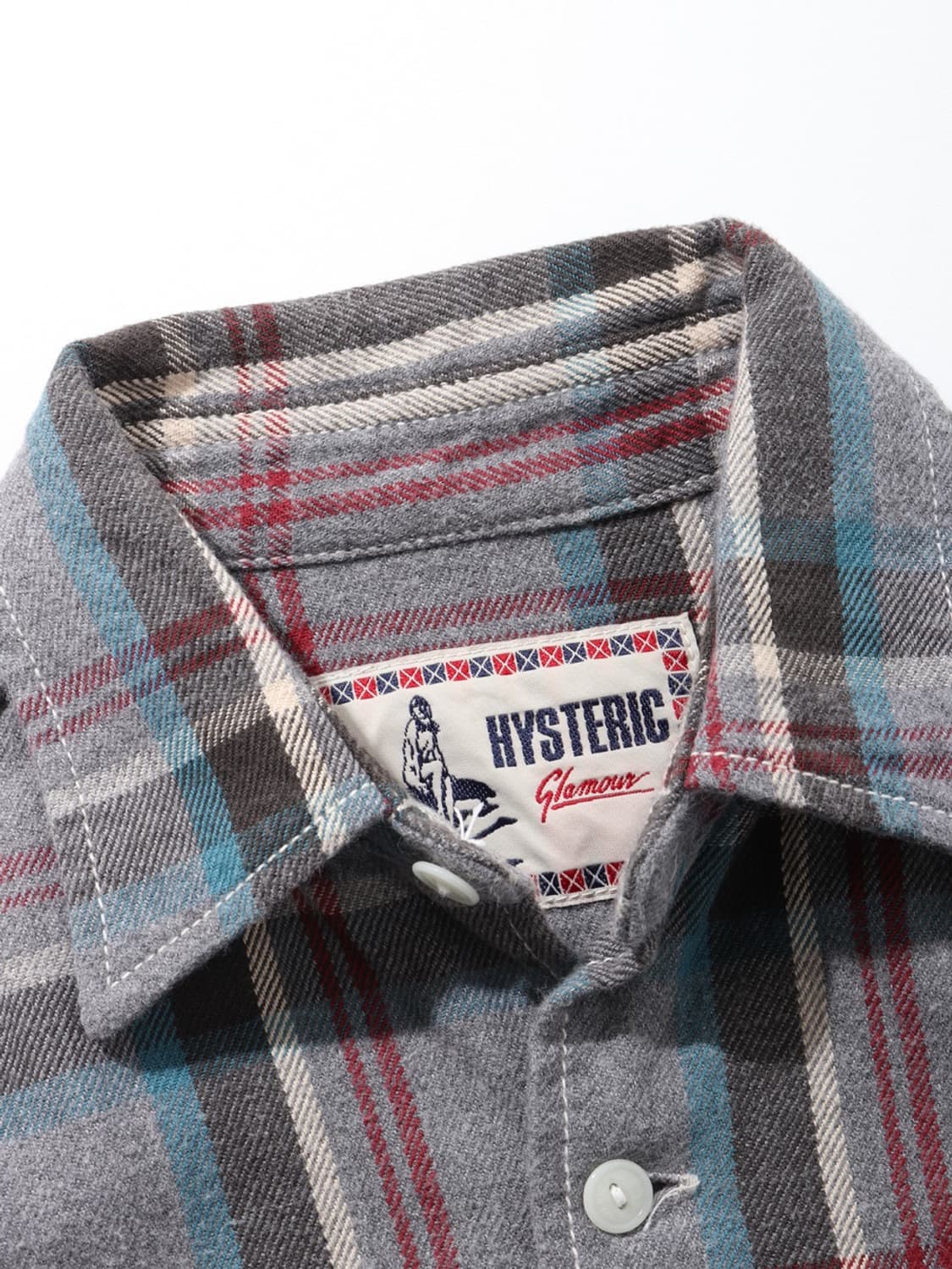 HYSTERIC GLAMOUR Plaid Flannel Shirt 상품이미지4