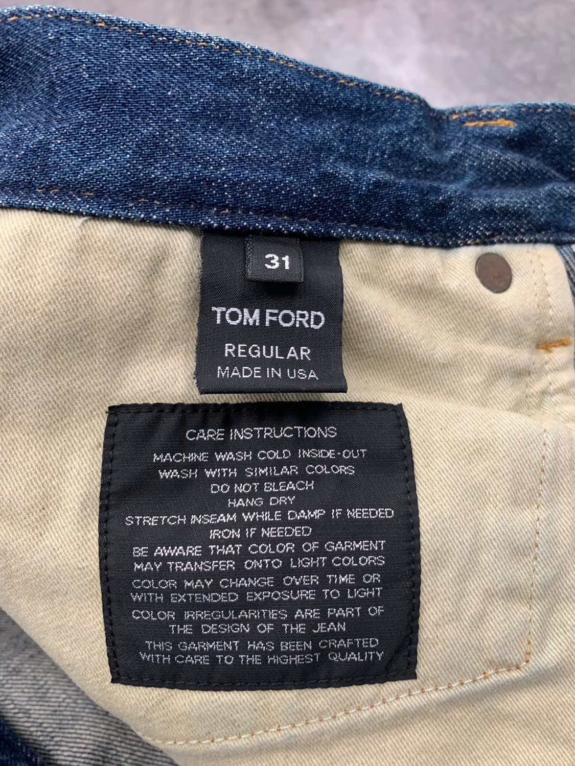 TOM FORD 톰 포드 레귤러 핏-셀비지 데님팬츠 상품이미지7