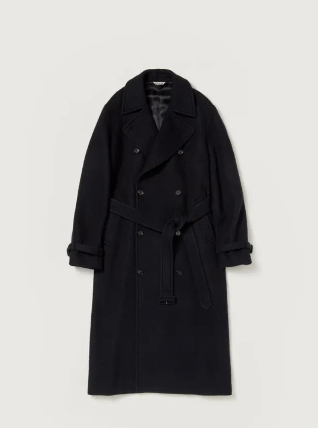 오라리 23FW 브러쉬드 알파카 울 멜튼 트렌치코트 상품이미지1